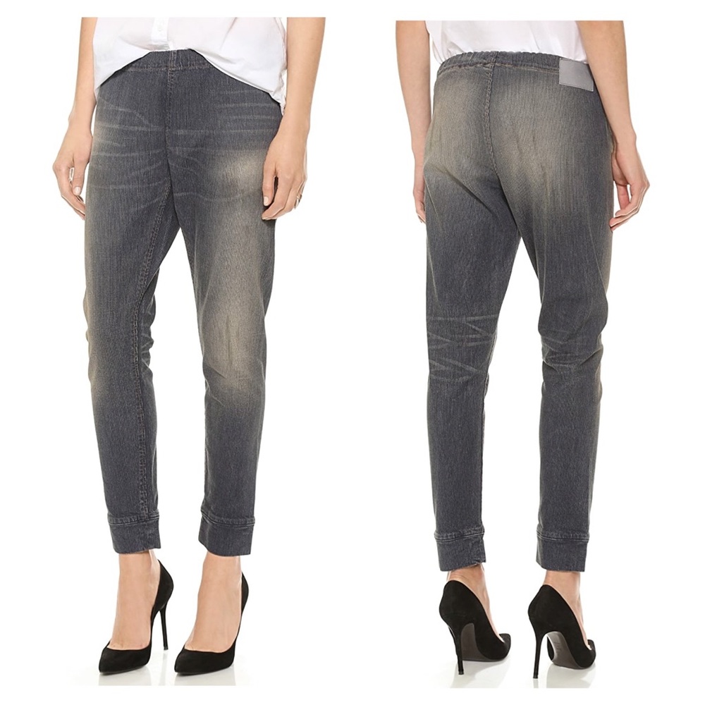 NWT 6397 Pinstriped Pull-On Jeans